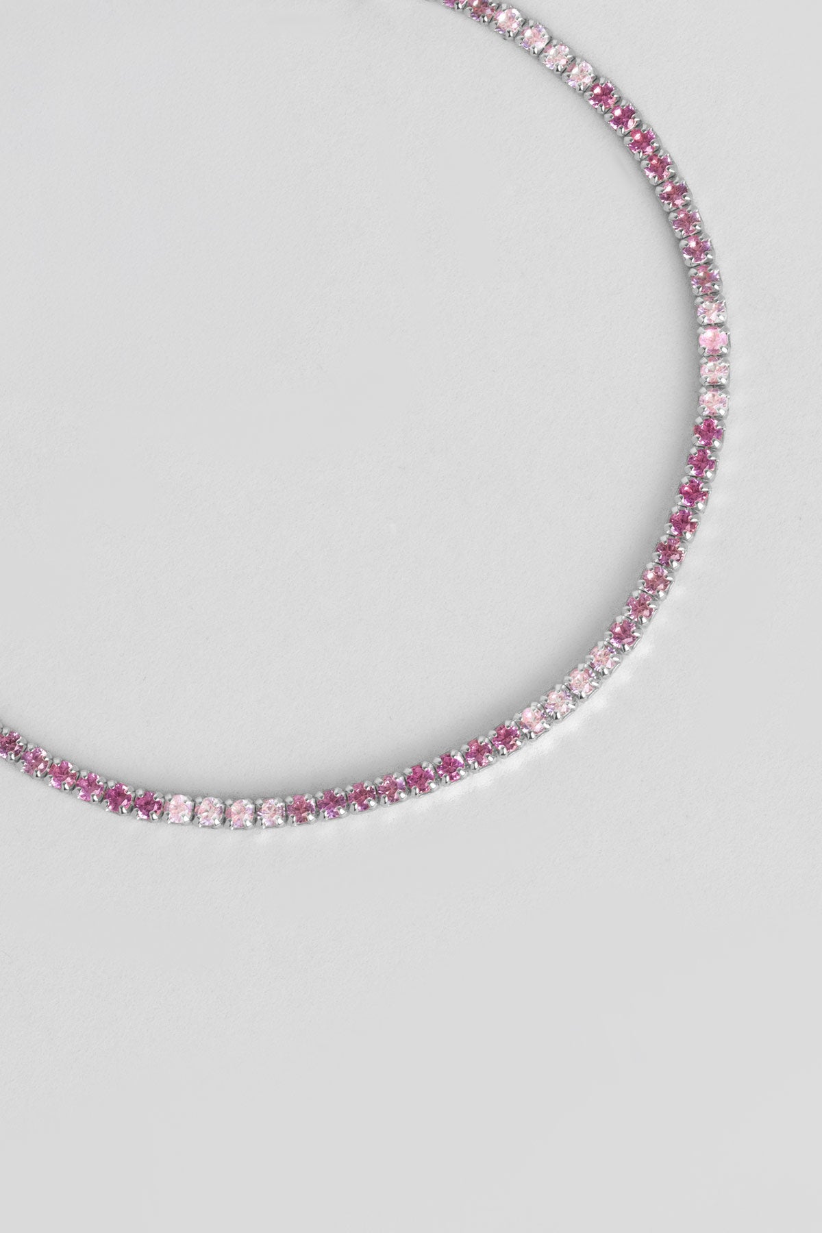 Gökkuşağı Dansı 18 Ayar Beyaz Altın Kaplama 19 Cm Su Yolu Bileklik 5177790399