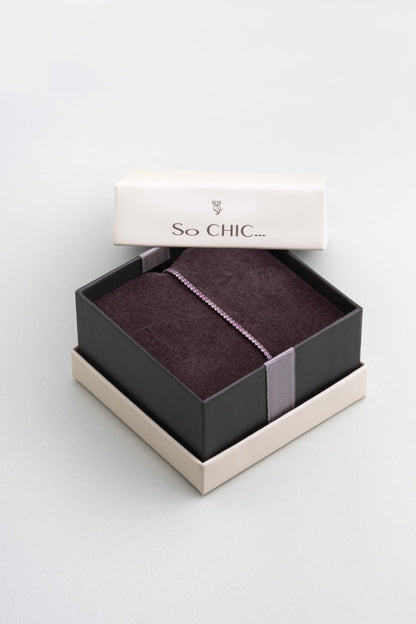 Gökkuşağı Dansı 18 Ayar Beyaz Altın Kaplama 19 Cm Su Yolu Bileklik 5177790399