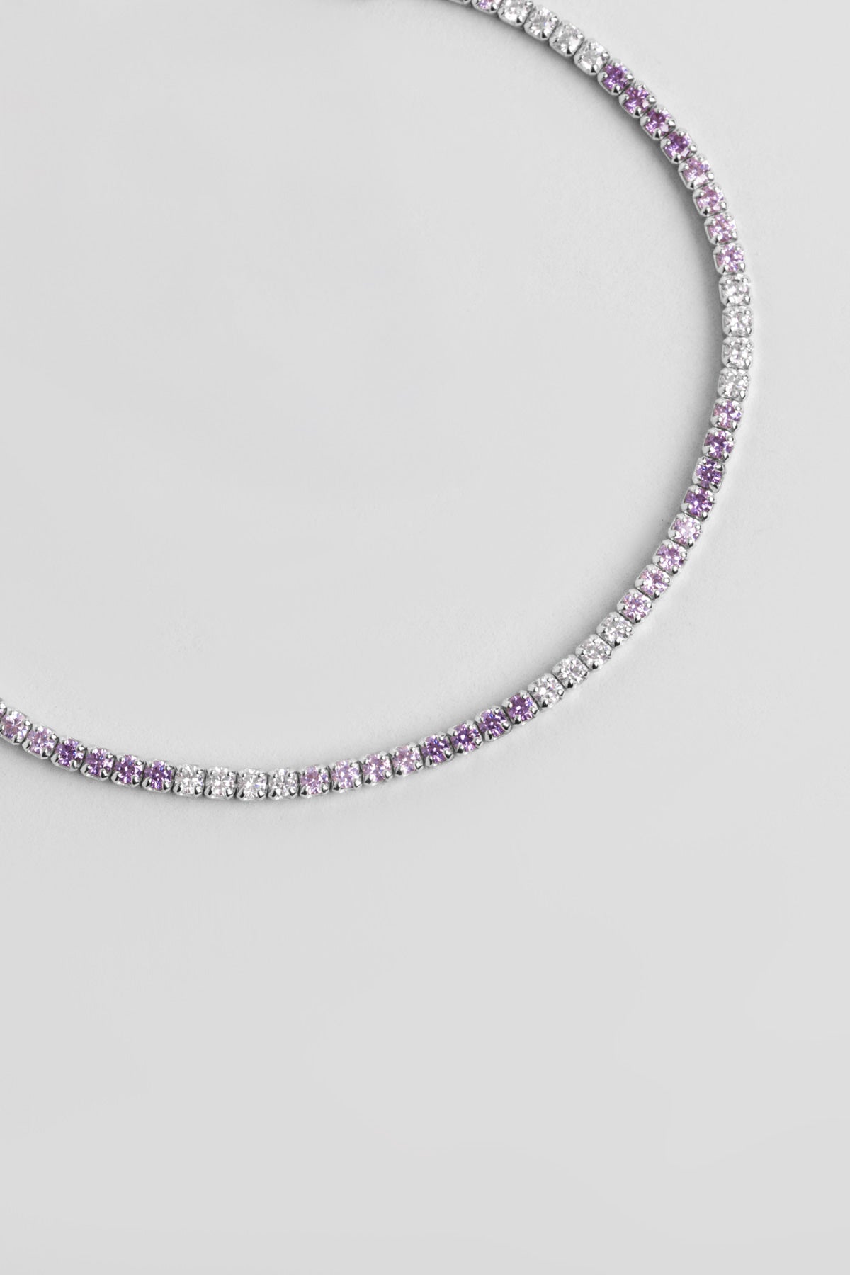 Gökkuşağı Dansı 18 Ayar Beyaz Altın Kaplama 19 Cm Su Yolu Bileklik 5177791799