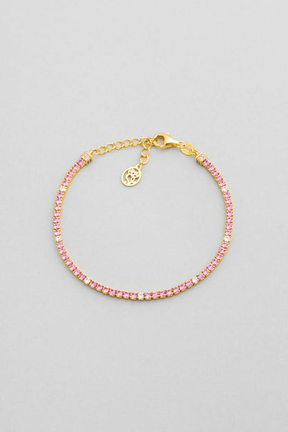 Gökkuşağı Yolculuğu 18 Ayar Sarı Altın Kaplama 19 Cm Su Yolu Bileklik 5177800344