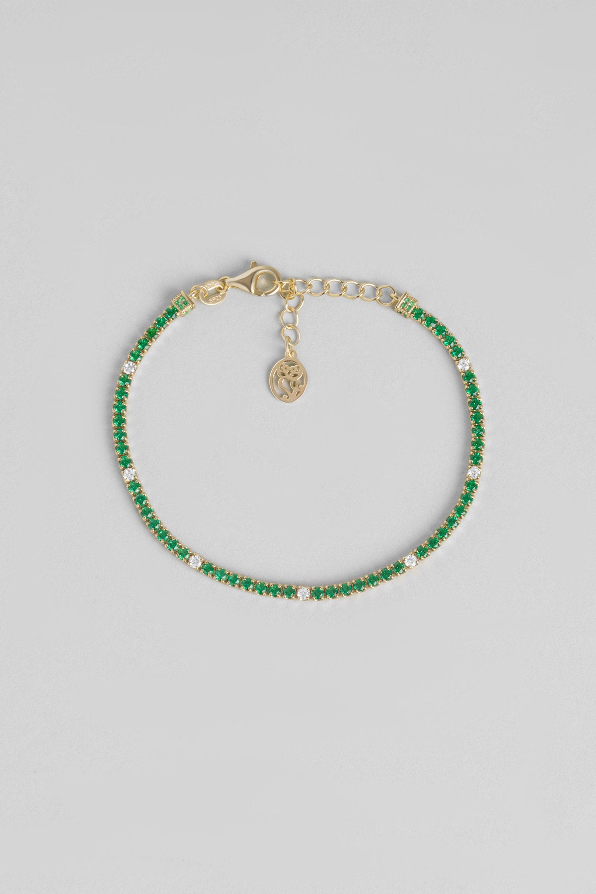 Gökkuşağı Yolculuğu 18 Ayar Sarı Altın Kaplama 19 Cm Su Yolu Bileklik 5177800444