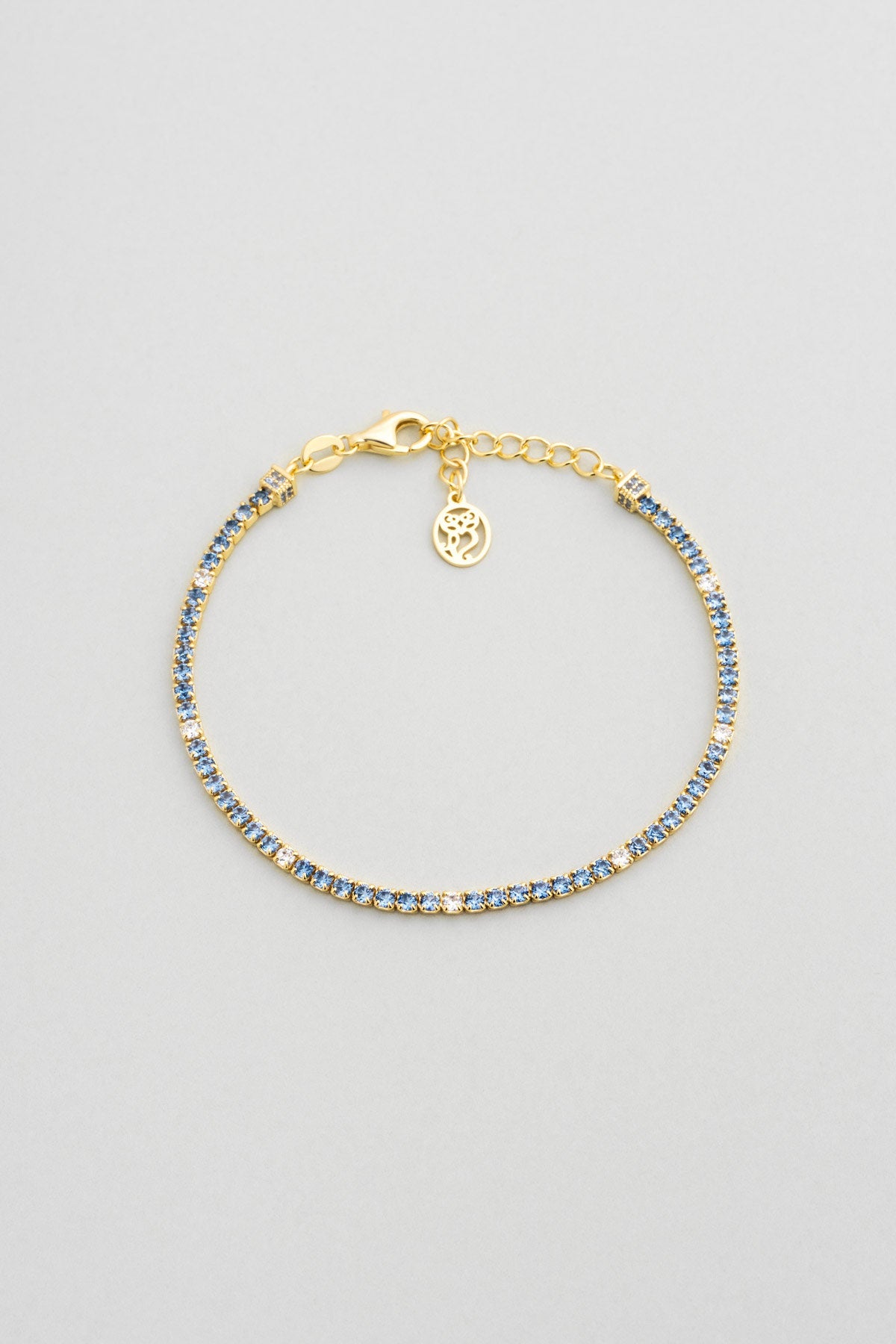 Gökkuşağı Yolculuğu 18 Ayar Sarı Altın Kaplama 19 Cm Su Yolu Bileklik 5177800544