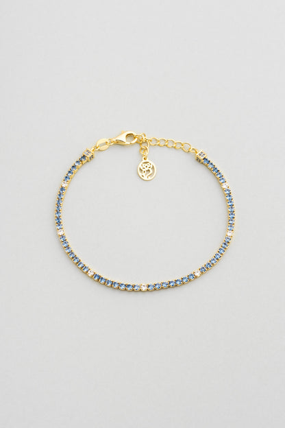 Gökkuşağı Yolculuğu 18 Ayar Sarı Altın Kaplama 19 Cm Su Yolu Bileklik 5177800544