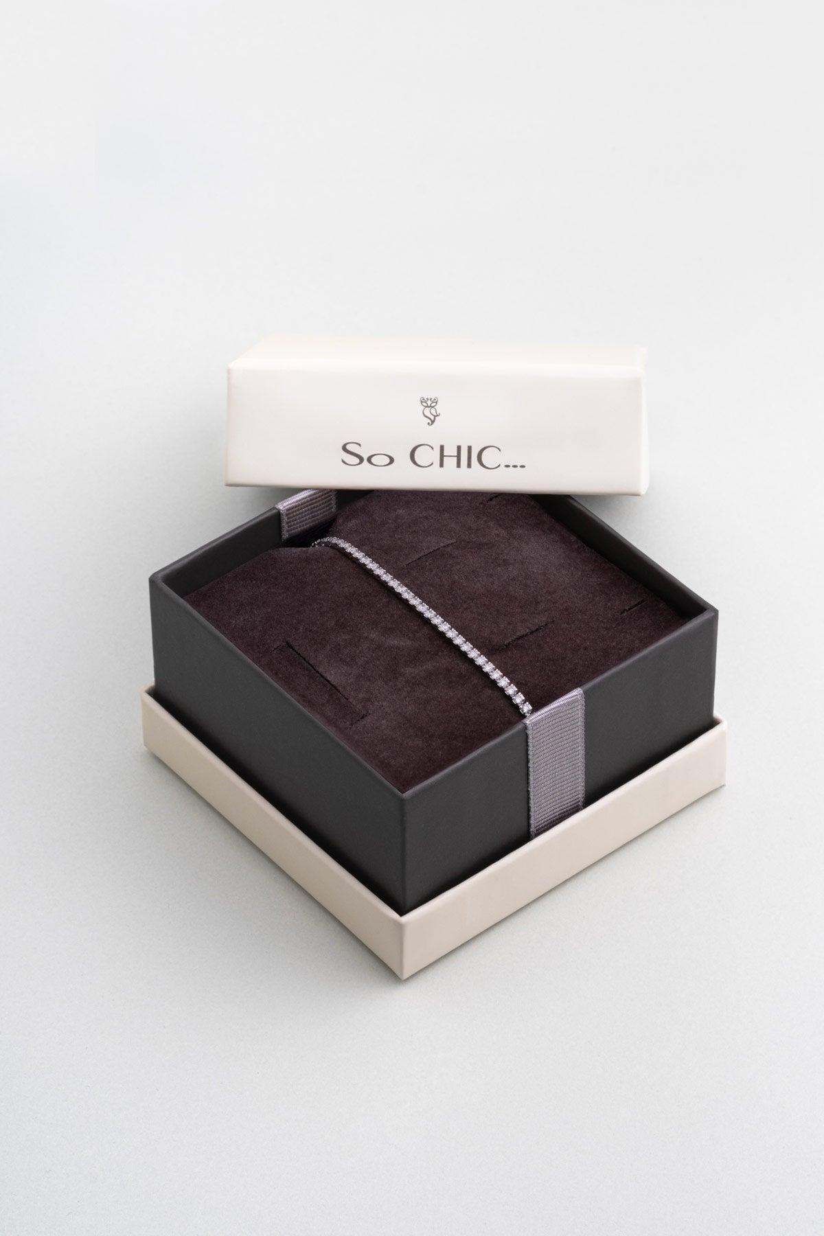 Aşk Işığı 18 Ayar Beyaz Altın Kaplama 19 Cm Gümüş Su Yolu Bileklik 5177810599