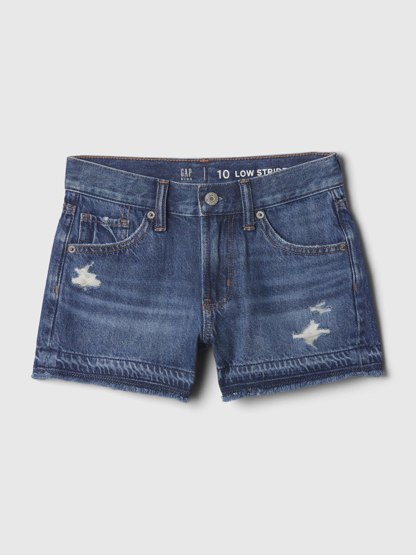 Koyu Mavi Low Rise Denim Şort