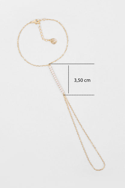 Phoebe 18 Ayar Sarı Altın Kaplama 23 Cm Gümüş Şahmeran 5178240144