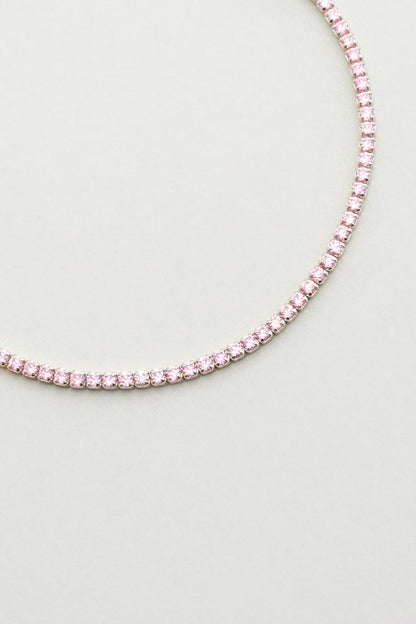 Petra 18 Ayar Beyaz Altın Kaplama Ayarlanabilir Gümüş Bileklik 5178270399