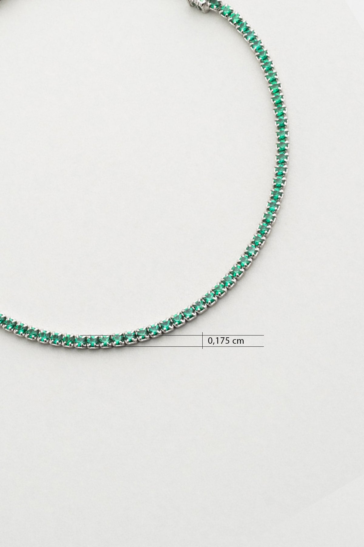 Rio 18 Ayar Beyaz Altın Kaplama Ayarlanabilir Gümüş Bileklik 5178270499