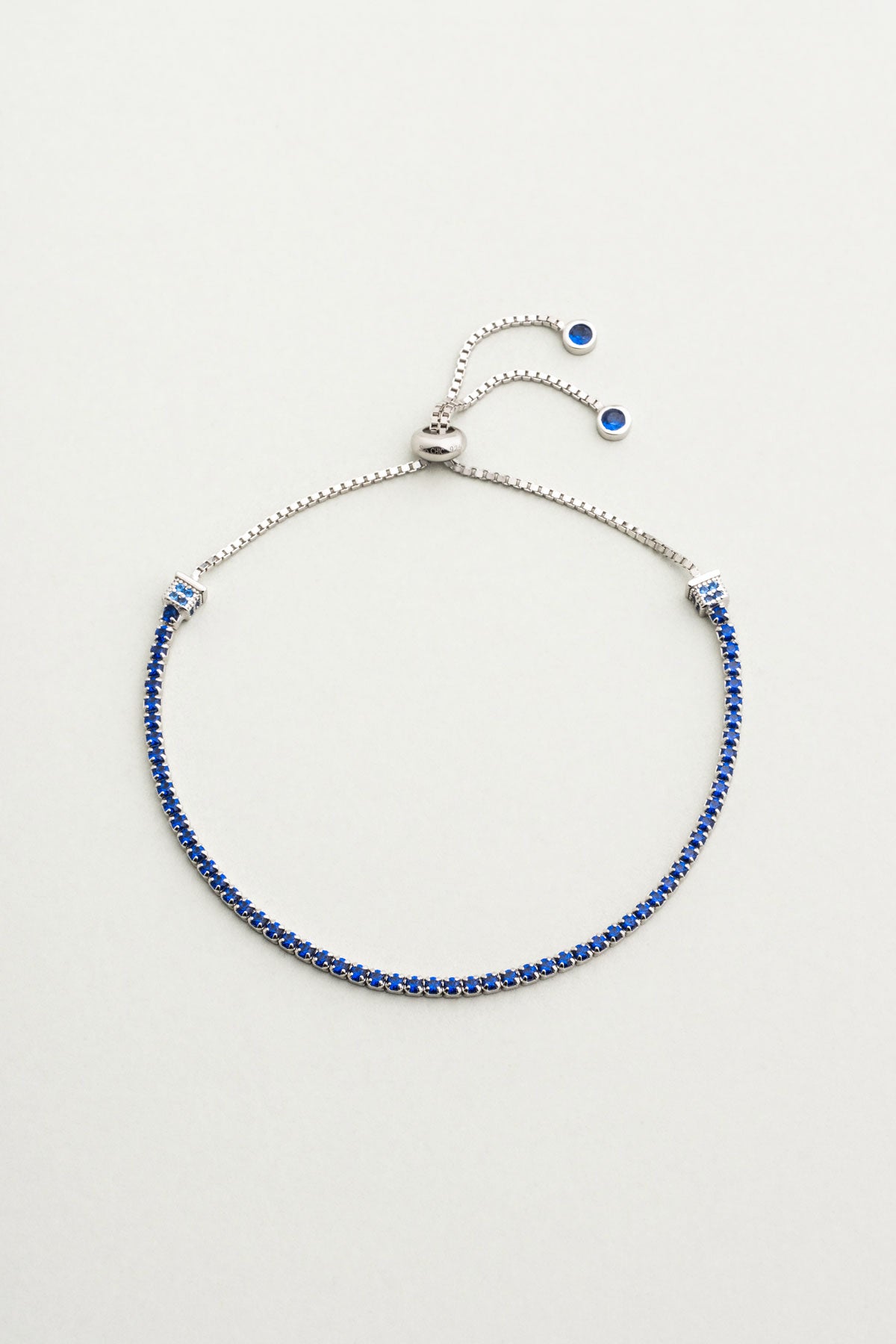 Mikanos 18 Ayar Beyaz Altın Kaplama Ayarlanabilir Gümüş Bileklik 5178271299