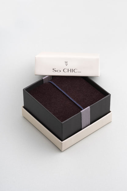 Mikanos 18 Ayar Beyaz Altın Kaplama Ayarlanabilir Gümüş Bileklik 5178271299