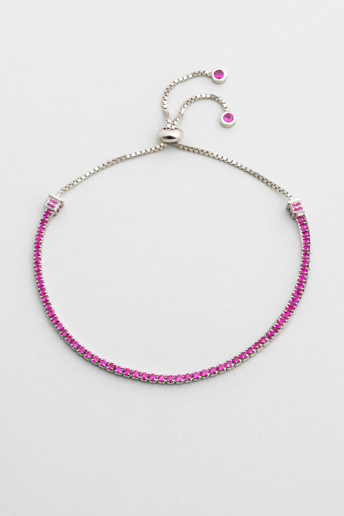 Paris 18 Ayar Beyaz Altın Kaplama Ayarlanabilir Gümüş Bileklik 5178277299