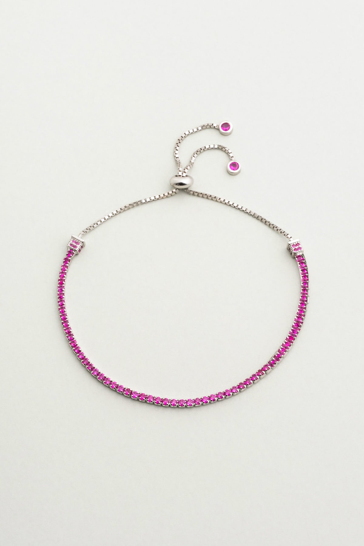 Paris 18 Ayar Beyaz Altın Kaplama Ayarlanabilir Gümüş Bileklik 5178277299