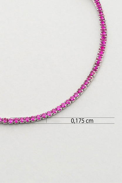 Paris 18 Ayar Beyaz Altın Kaplama Ayarlanabilir Gümüş Bileklik 5178277299