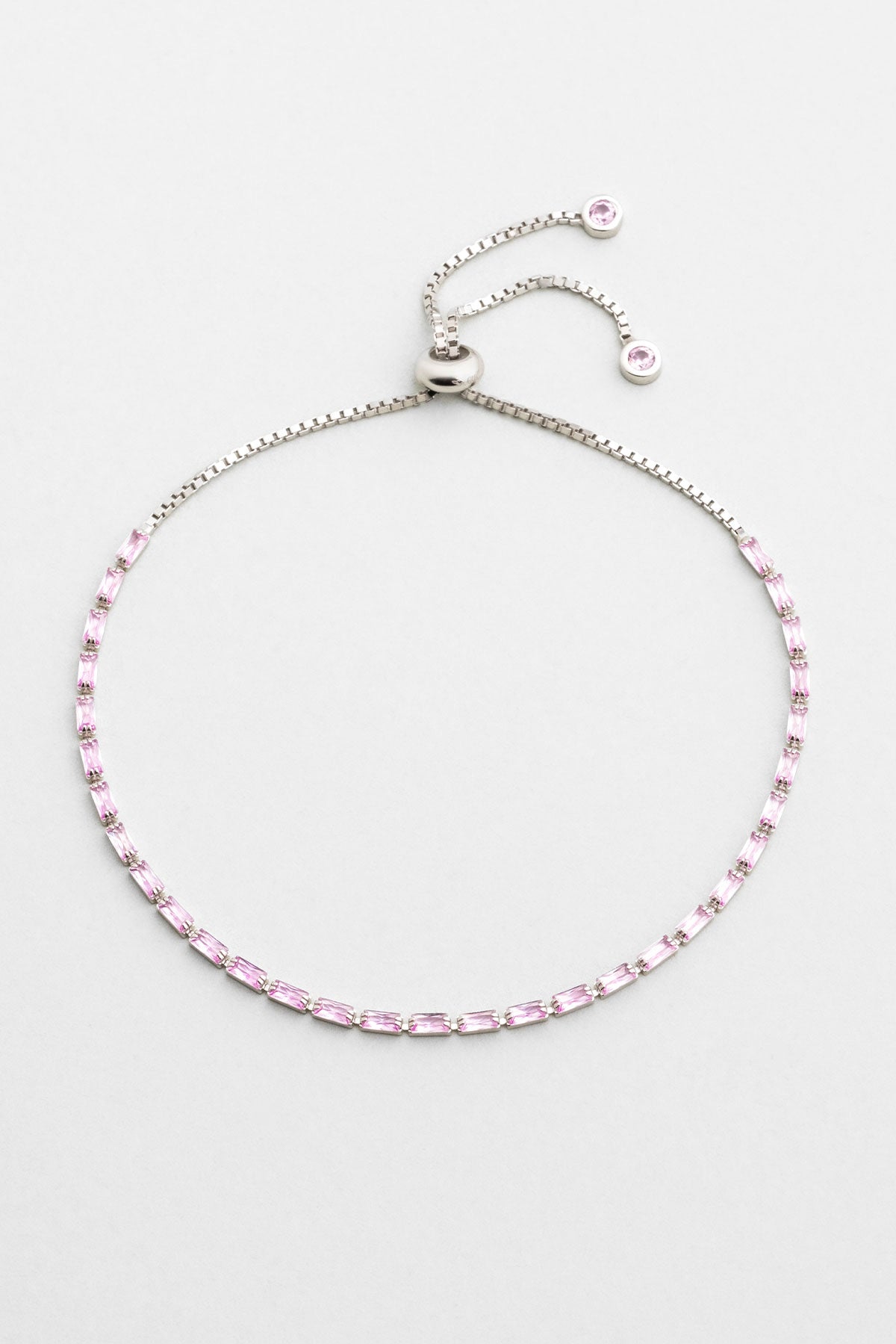 Flora 18 Ayar Beyaz Altın Kaplama Gümüş Ayarlanabilir Bileklik 5178280399