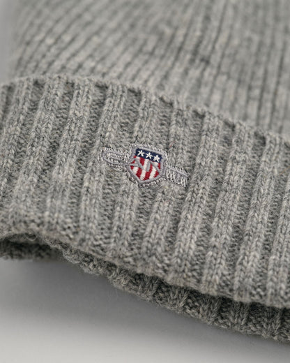 Gant Unisex Gri Yün Bere