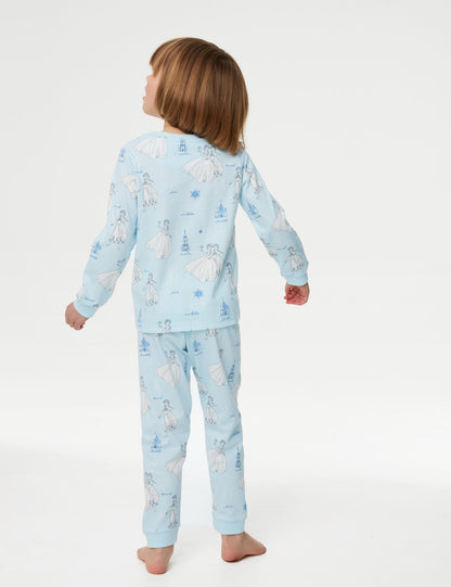 Saf Pamuklu Frozen:trade_mark: Pijama Takımı (2-8 Yaş)