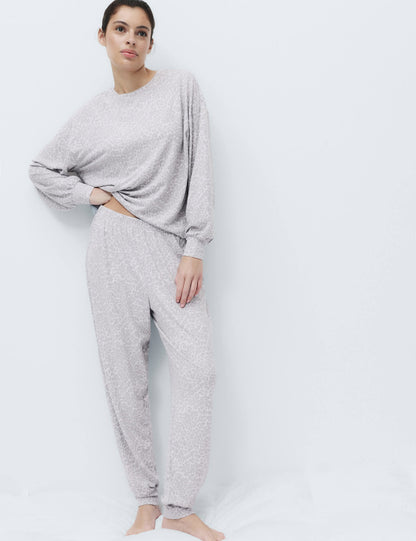 Desenli Pijama Takımı