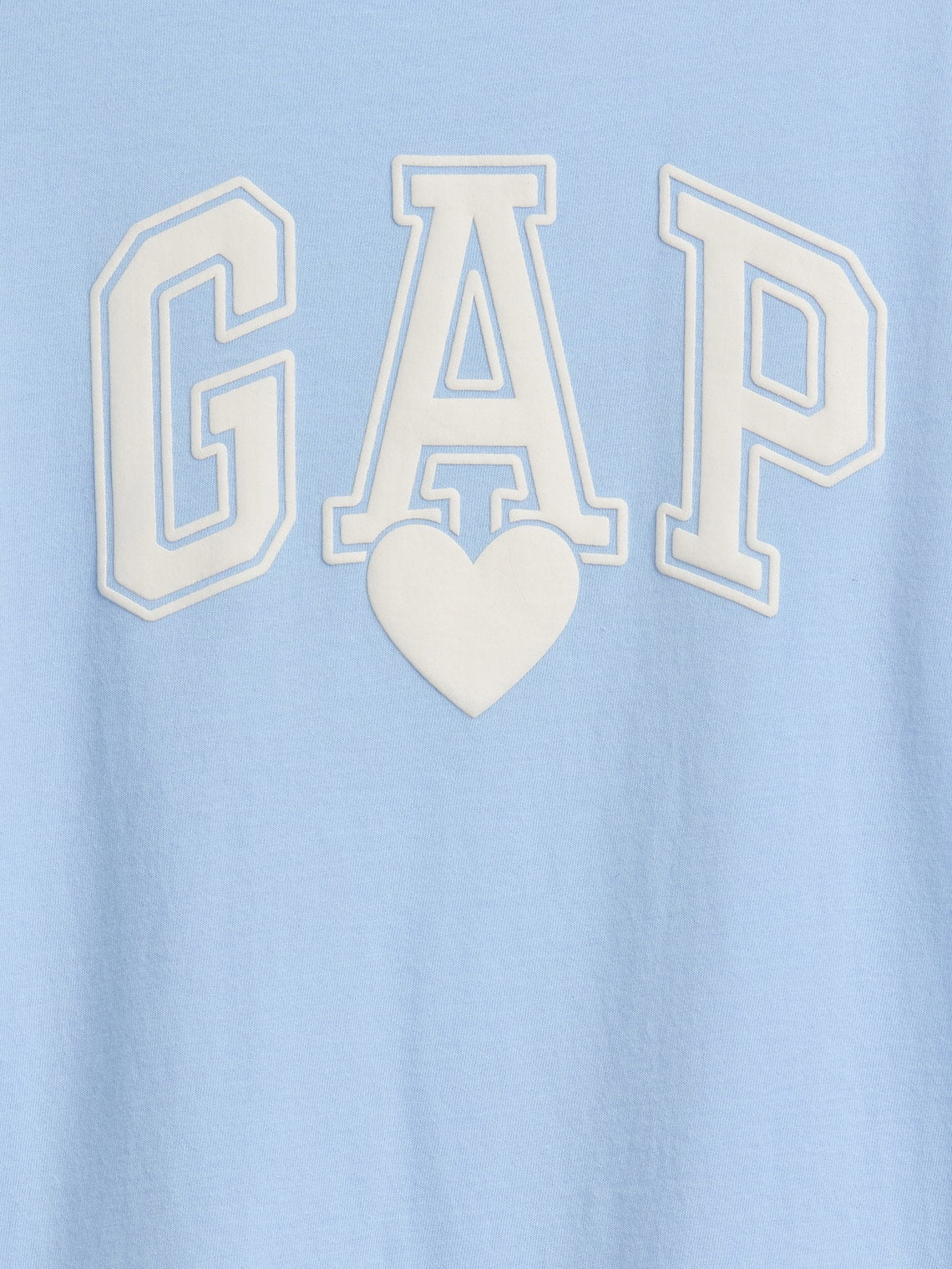 Açık Mavi Grafik Baskılı T-shirt