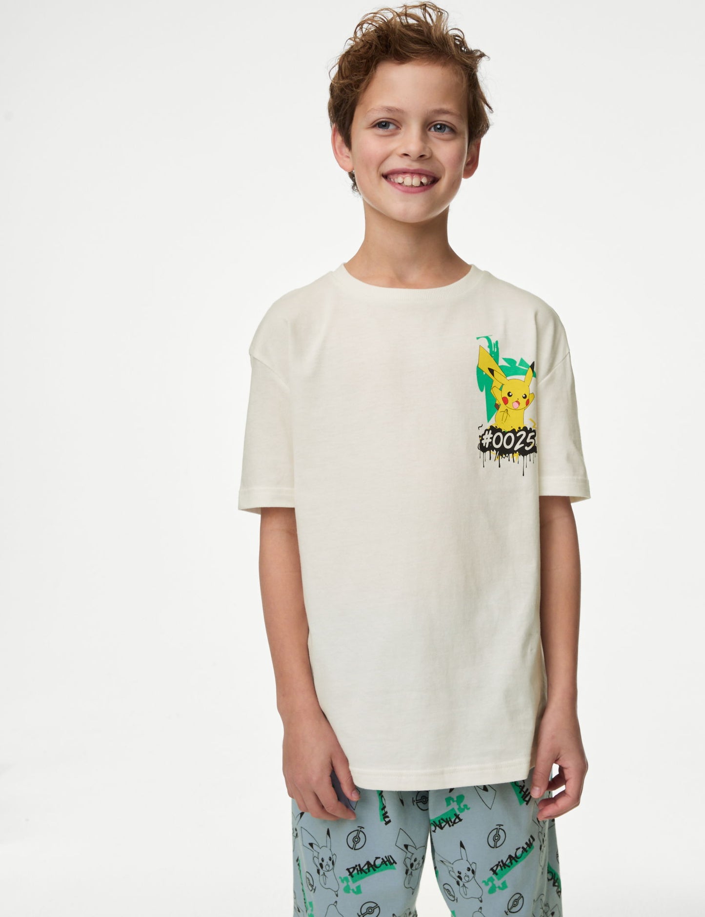 Saf Pamuklu Pokémon:trade_mark: Pijama Takımı (6-16 Yaş)