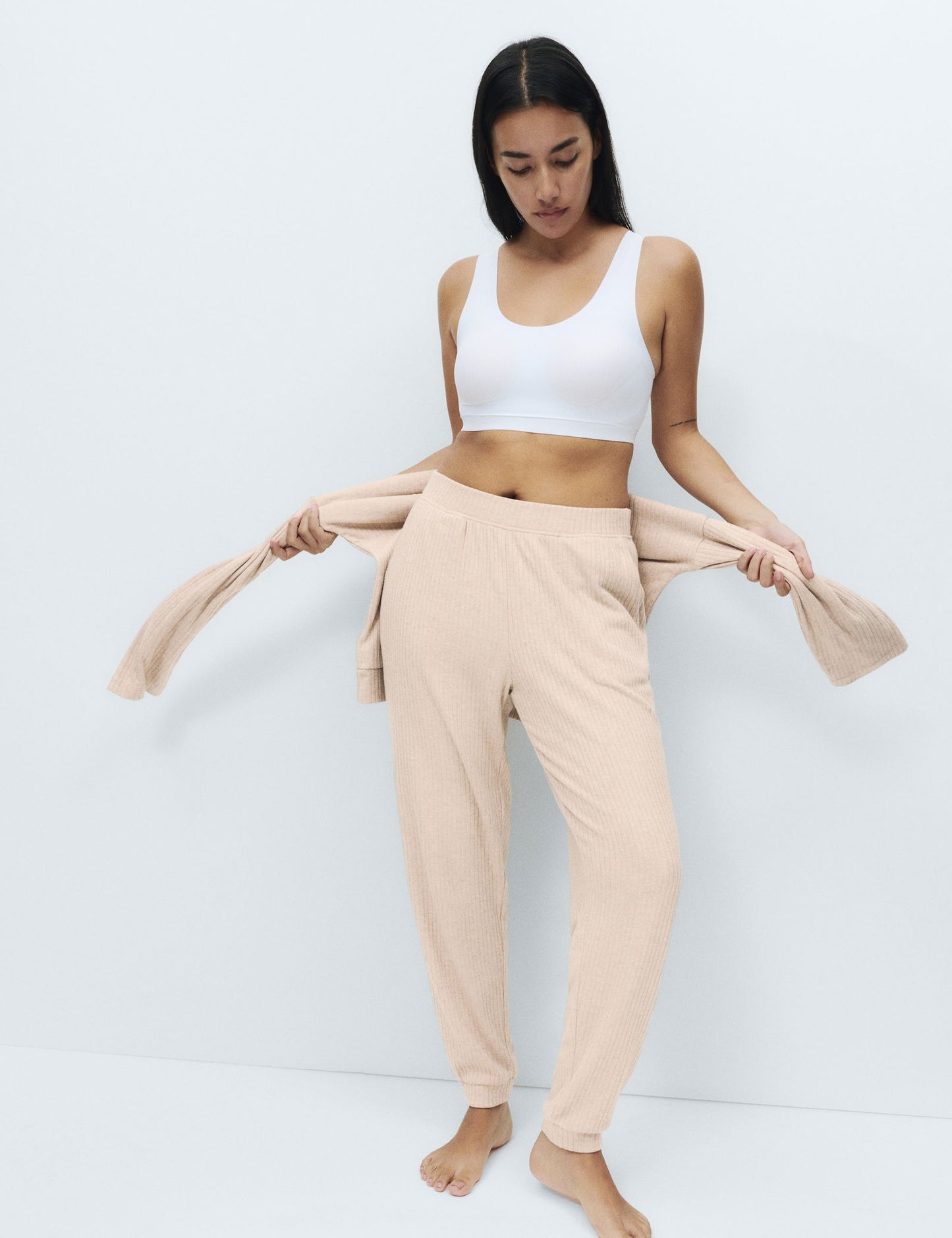 Ribana Manşet Detaylı Pijama Altı