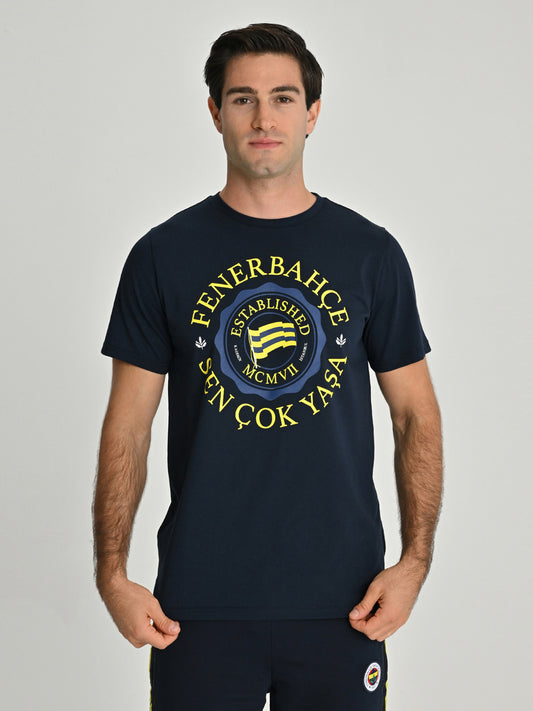 Fenerbahçe Lacivert Tribün Sen Çok Yaşa Erkek Tshirt