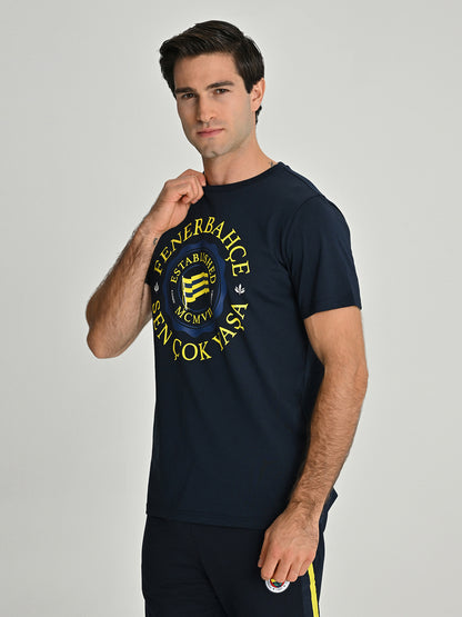 Fenerbahçe Lacivert Tribün Sen Çok Yaşa Erkek Tshirt