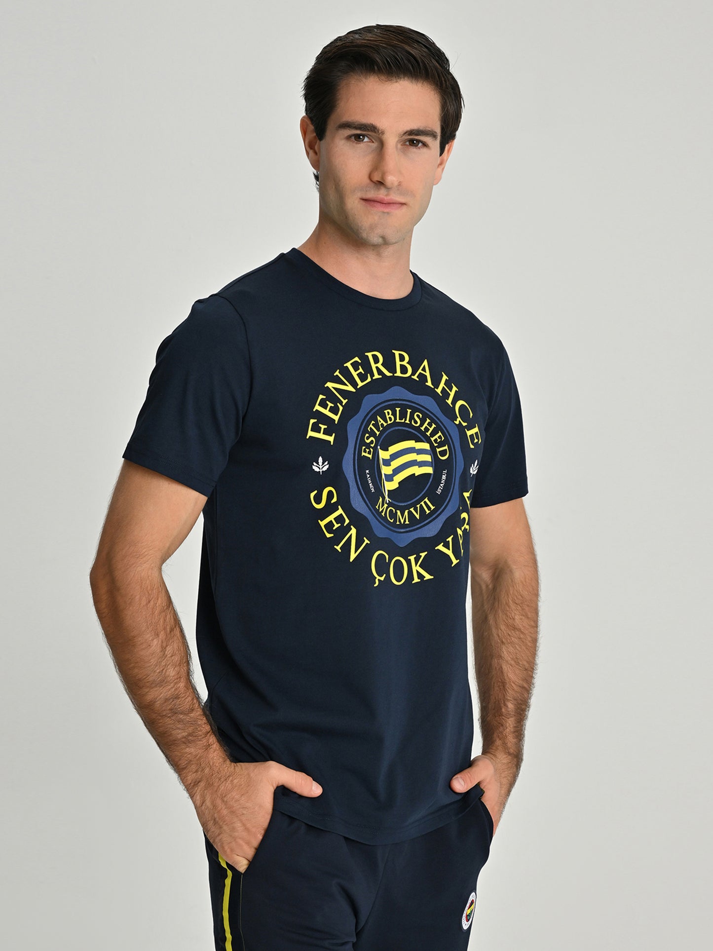 Fenerbahçe Lacivert Tribün Sen Çok Yaşa Erkek Tshirt