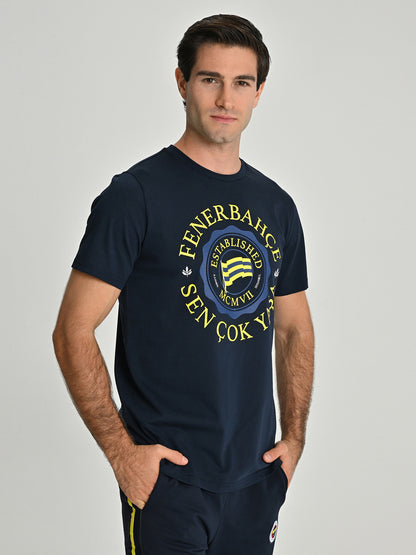 Fenerbahçe Lacivert Tribün Sen Çok Yaşa Erkek Tshirt