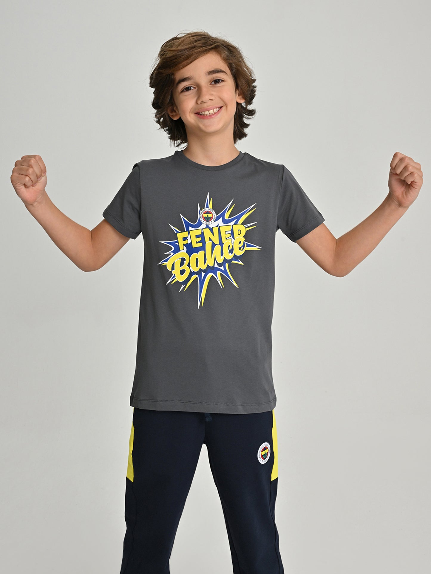 Fenerbahçe Gri Tribün Cartoon Çocuk Tshirt
