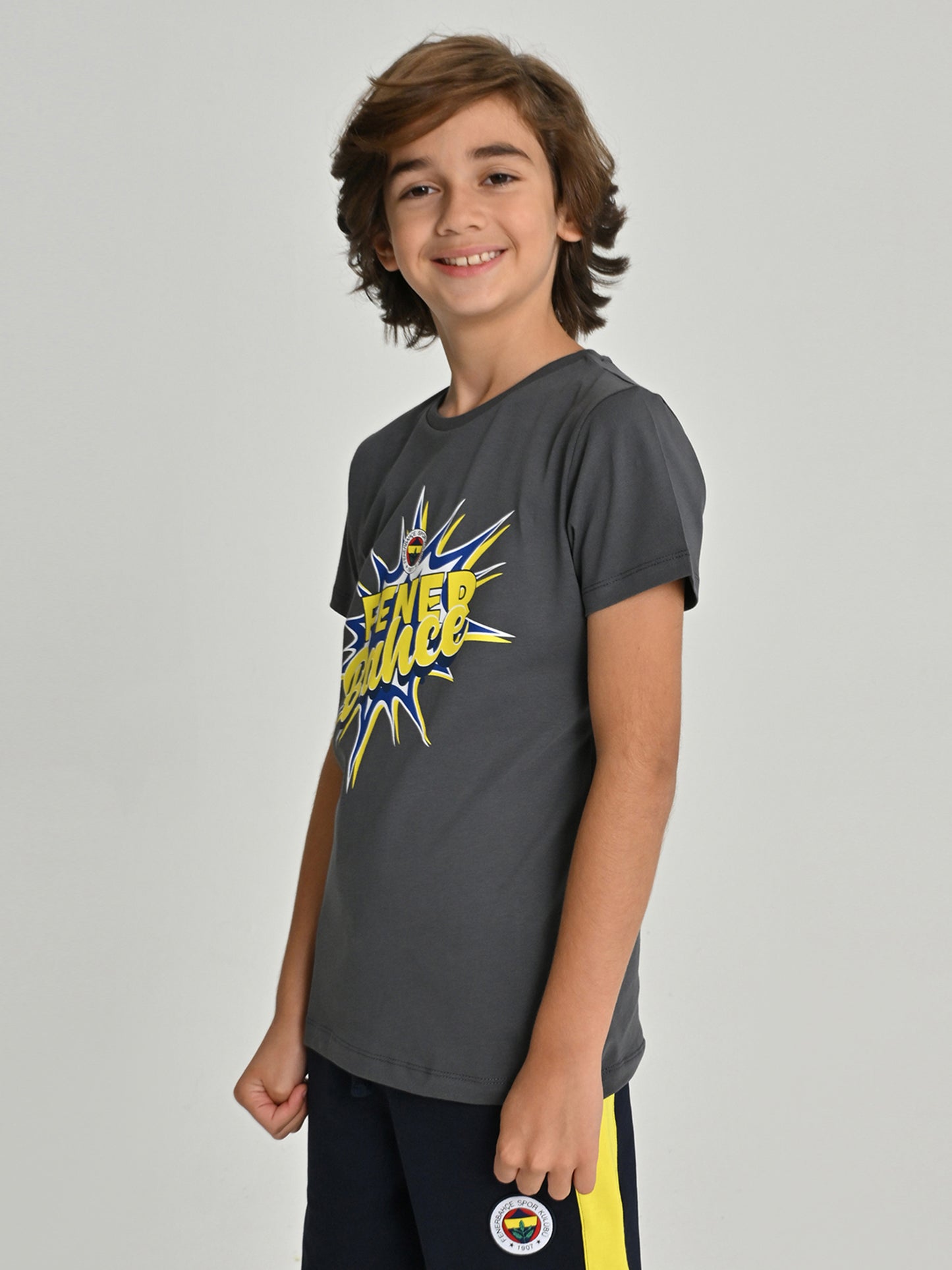 Fenerbahçe Gri Tribün Cartoon Çocuk Tshirt