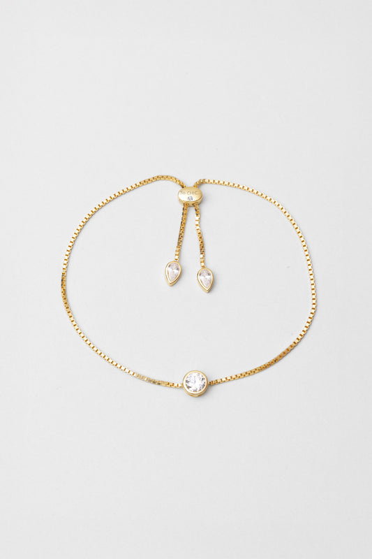 Era 18 Ayar Sarı Altın Kaplama Ayarlanabilir Gümüş Bileklik 5203370144