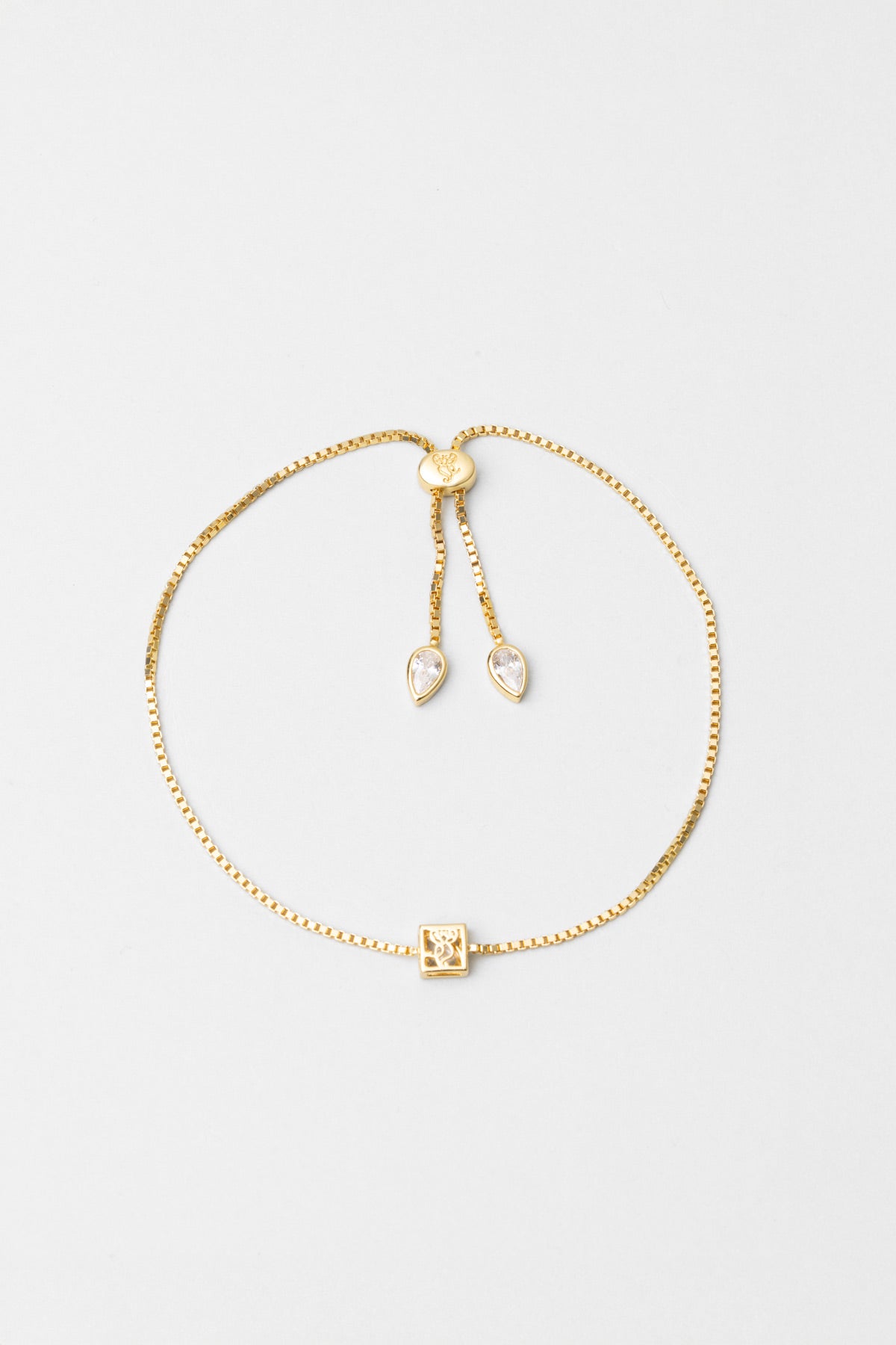 Noa 18 Ayar Sarı Altın Kaplama Ayarlanabilir Gümüş Bileklik 5203380144