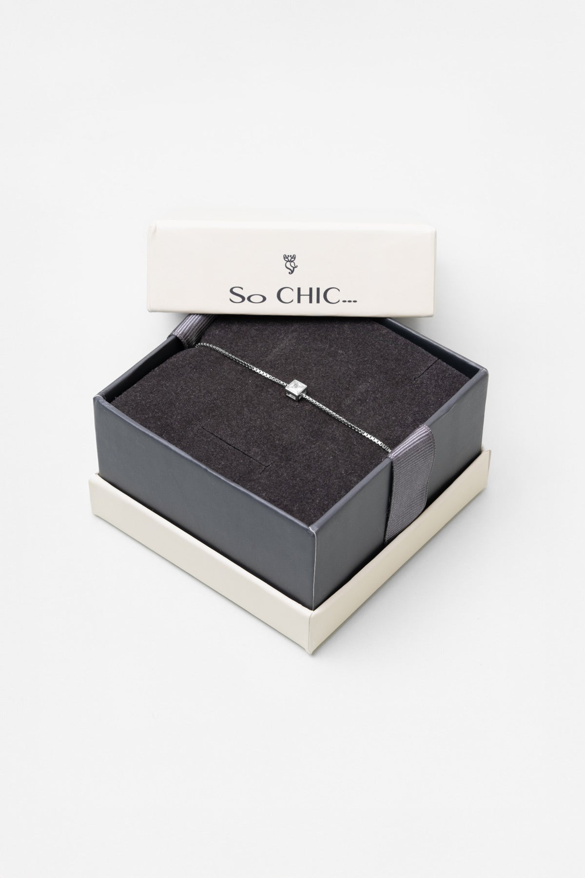 Noa 18 Ayar Beyaz Altın Kaplama Ayarlanabilir Gümüş Bileklik 5203380199