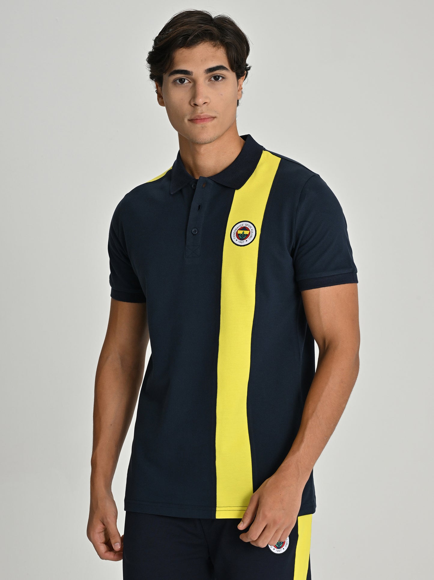Fenerbahçe 25/26 Lacivert Tribün Erkek Basic Polo Tshirt