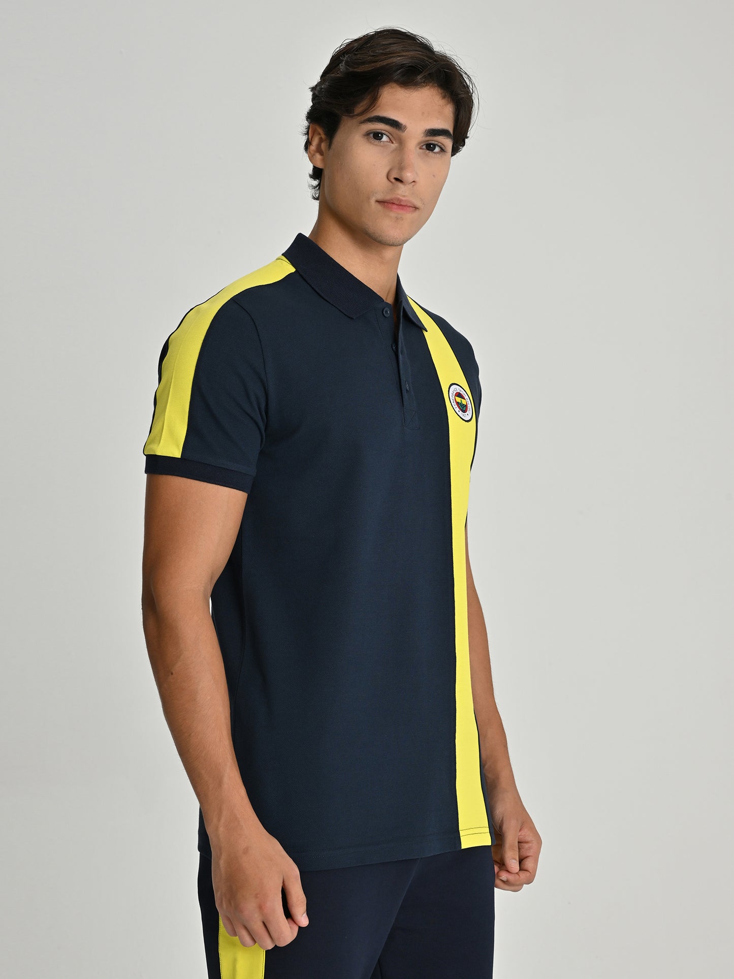 Fenerbahçe 25/26 Lacivert Tribün Erkek Basic Polo Tshirt