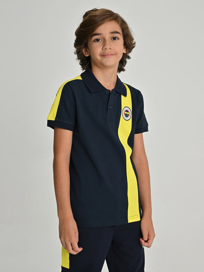 Fenerbahçe 25/26 Lacivert Tribün Çocuk Basic Polo Tshirt