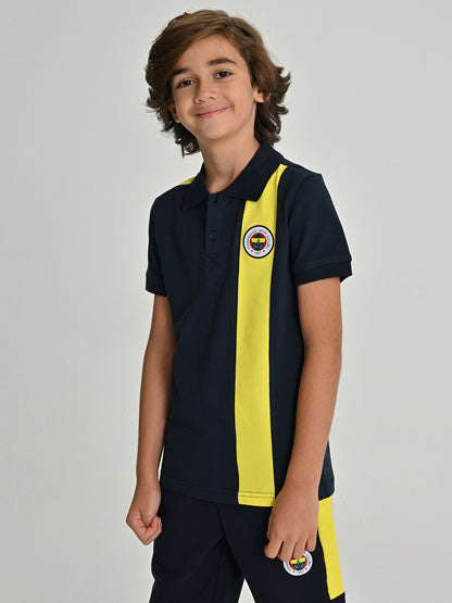 Fenerbahçe 25/26 Lacivert Tribün Çocuk Basic Polo Tshirt