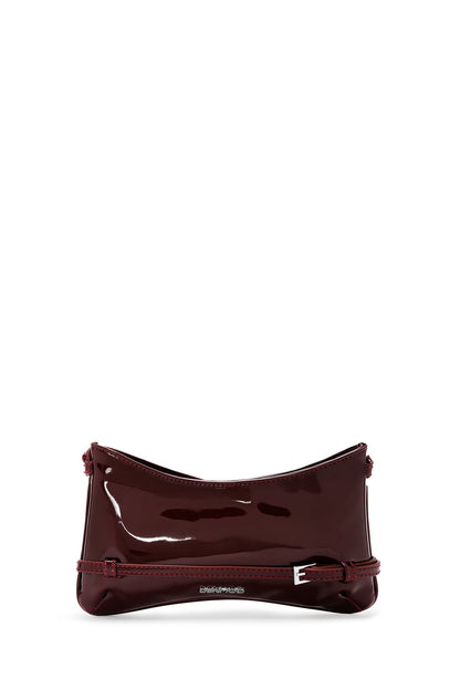 Kadın Bordo Mini Rugan Omuz Çantası