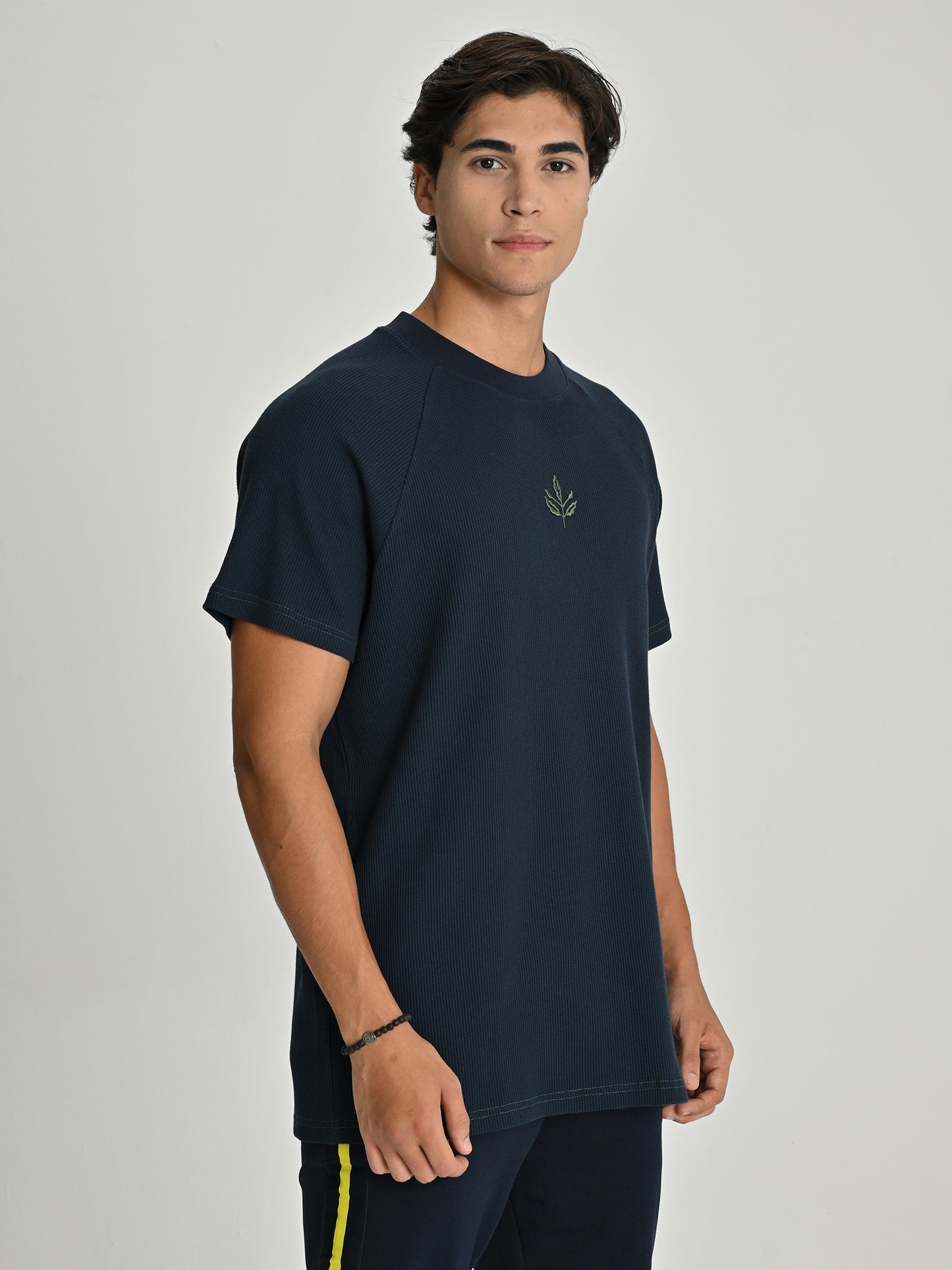 Fenerbahçe Lacivert Trend Kontrast Dikişli Erkek Tshirt