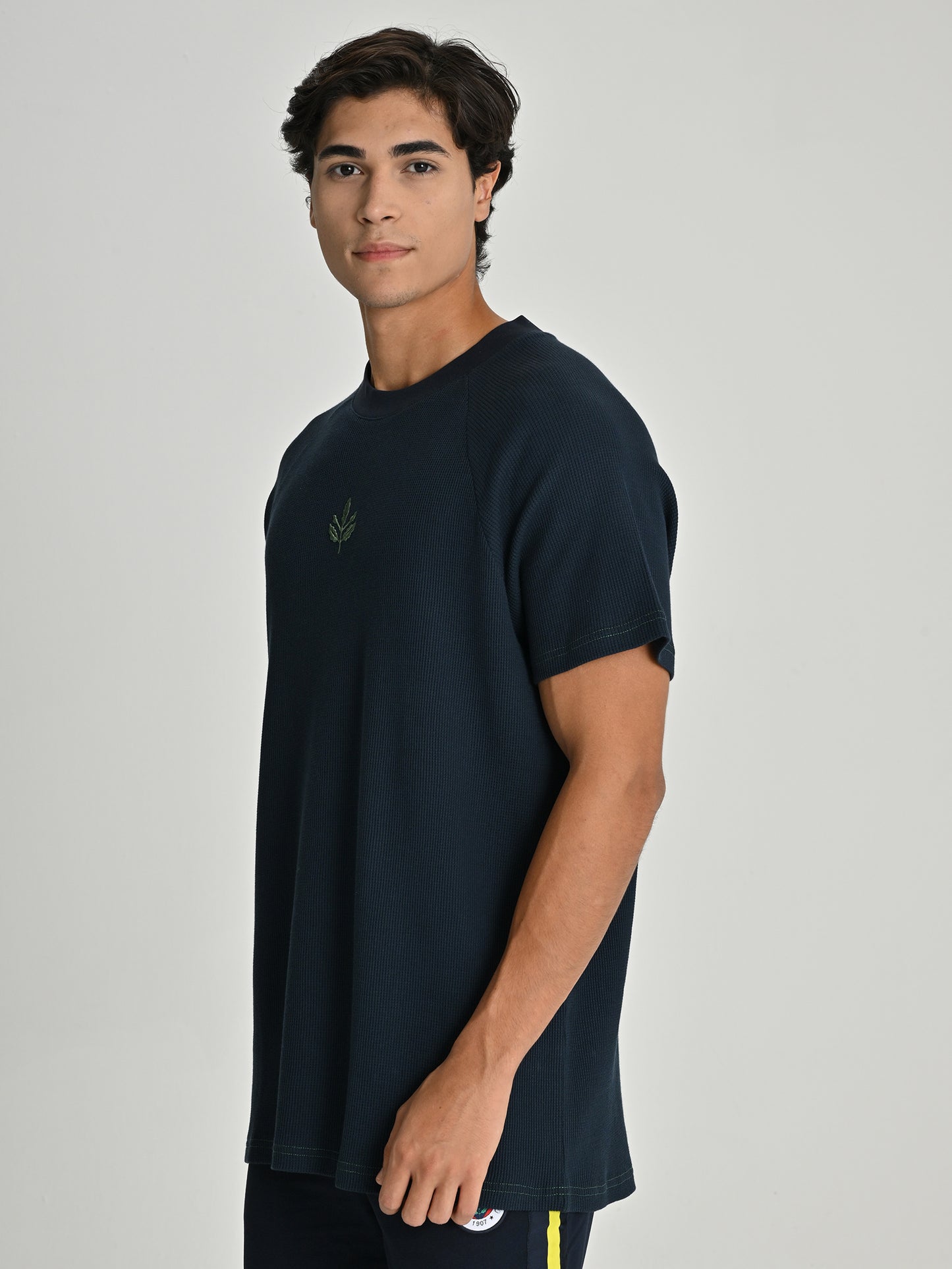 Fenerbahçe Lacivert Trend Kontrast Dikişli Erkek Tshirt