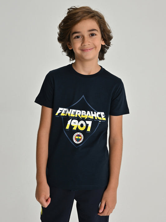 Fenerbahçe Lacivert Tribün Fb 1907 Çocuk Tshirt