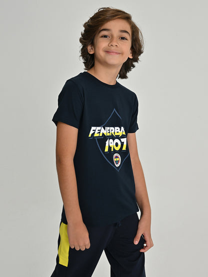 Fenerbahçe Lacivert Tribün Fb 1907 Çocuk Tshirt
