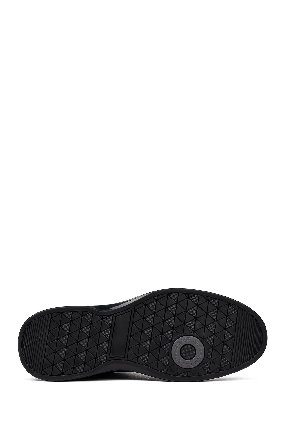 Erkek Kahverengi Bağcıklı Deri Casual Sneaker