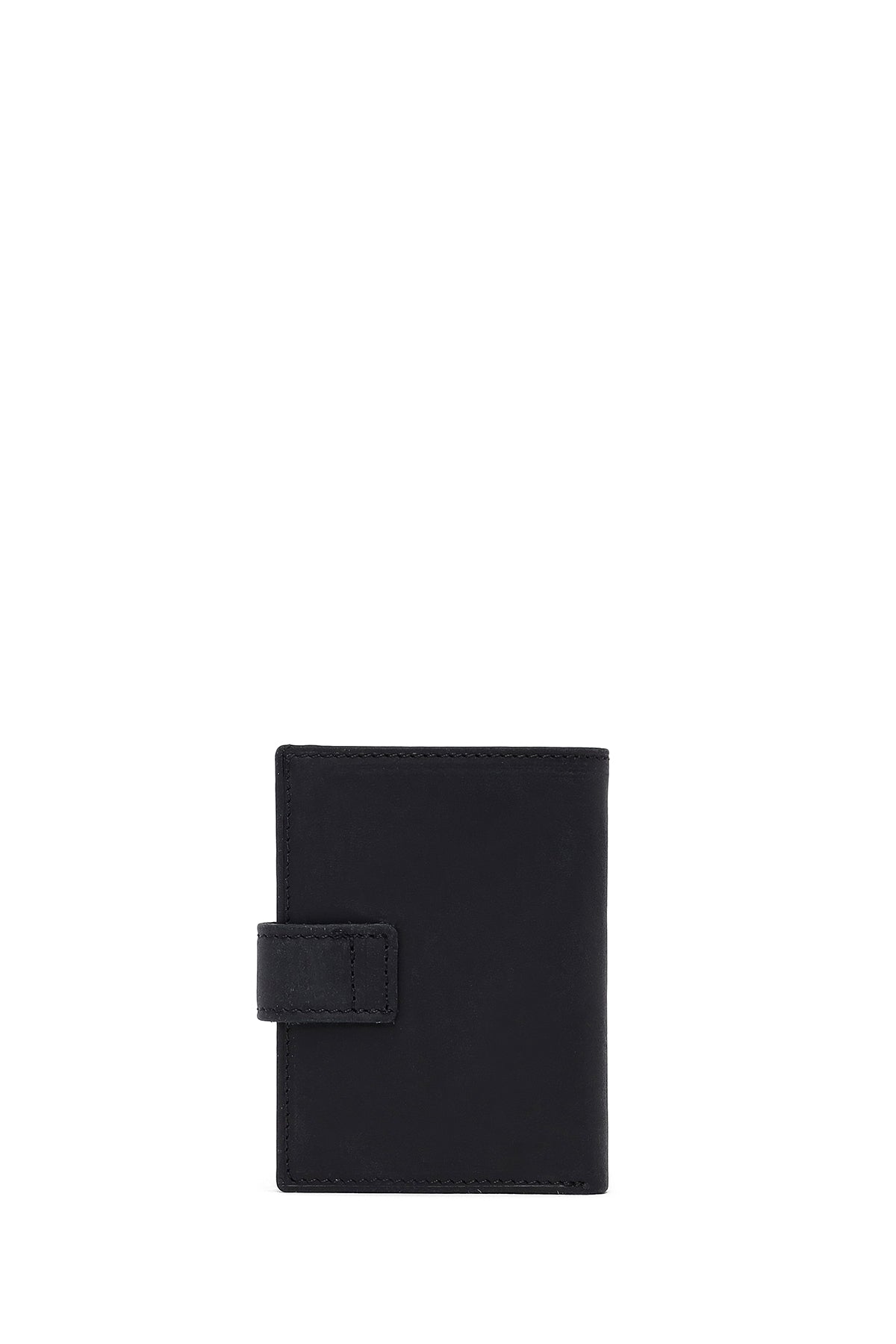 Erkek Siyah Deri Kartlık