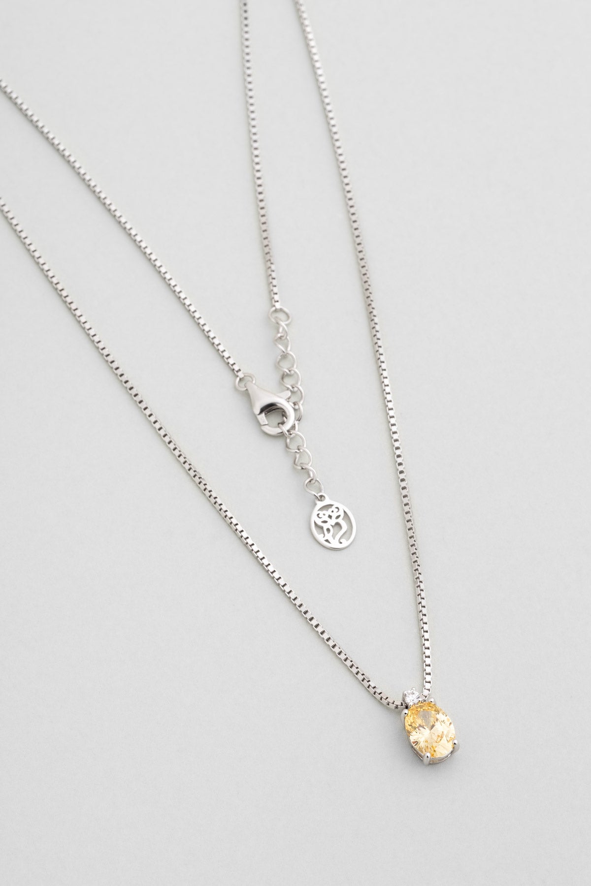 Moonlight 18 Ayar Beyaz Altın Kaplama 45 Cm Gümüş Minimal Kolye 5212115499