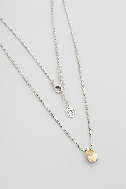 Moonlight 18 Ayar Beyaz Altın Kaplama 45 Cm Gümüş Minimal Kolye 5212115499