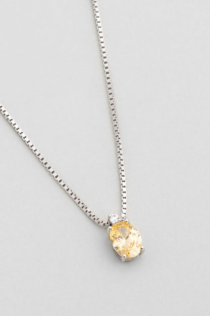 Moonlight 18 Ayar Beyaz Altın Kaplama 45 Cm Gümüş Minimal Kolye 5212115499