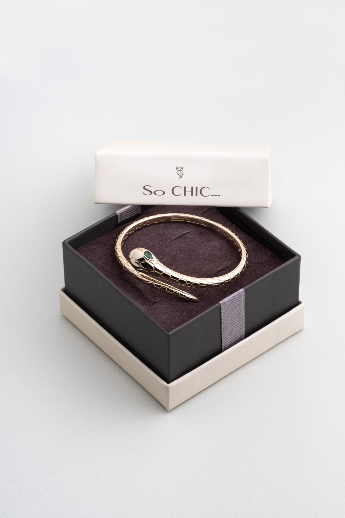 Medusa Yılanı 18 Ayar Sarı Altın Kaplama Gümüş Kelepçe Bileklik 5212380444