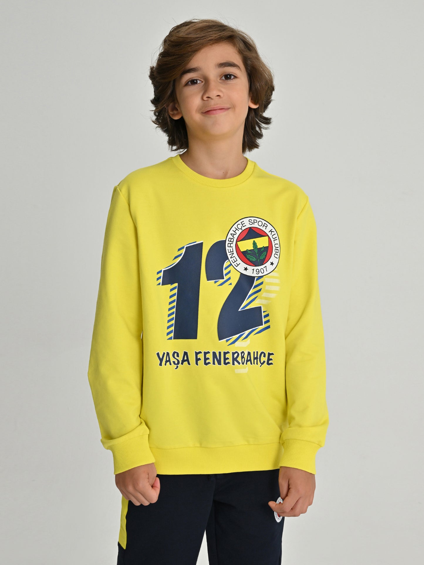 Fenerbahçe Sarı Tribün 12 Fb Çocuk Sweatshirt