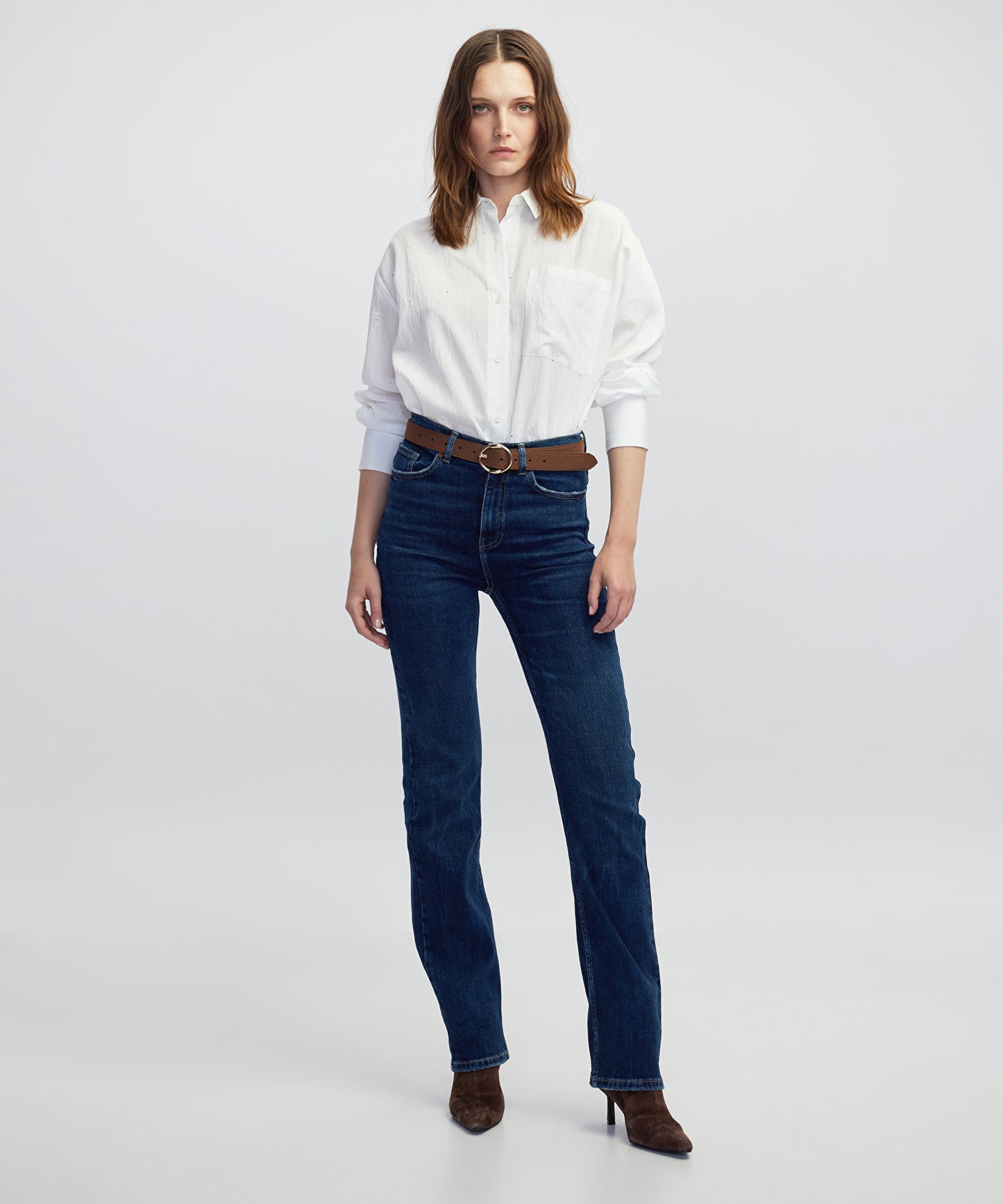 Straight Fit Jean Pantolon
